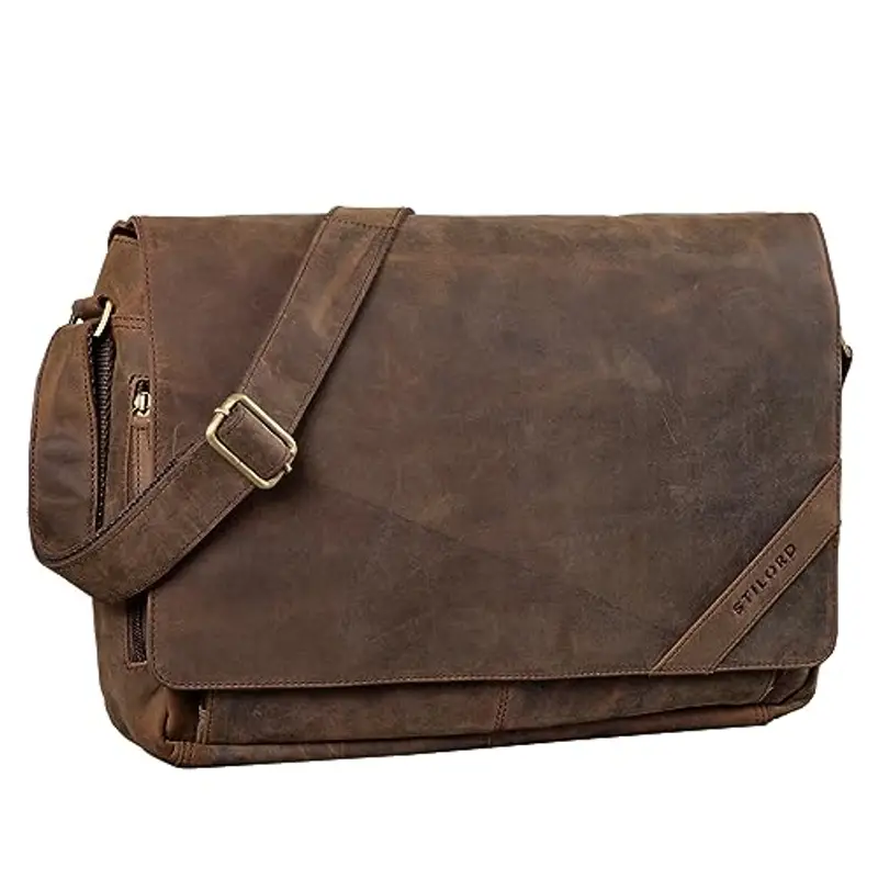 STILORD Portadocumenti Uomo Marrone 1600526