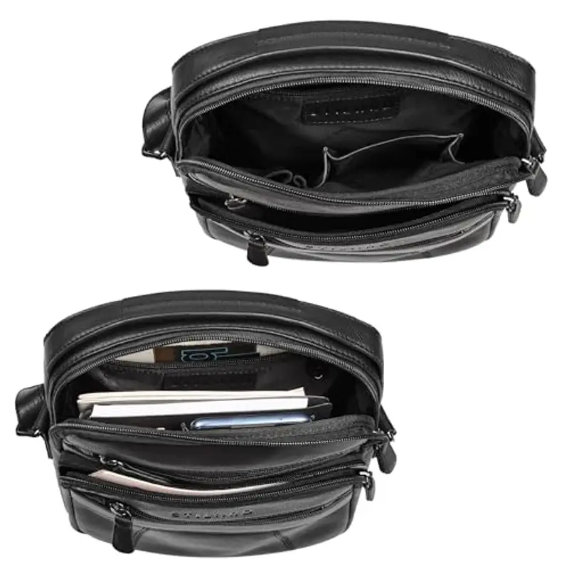 STILORD Borsa a spalla Uomo Nero 2149061 miniatura 3