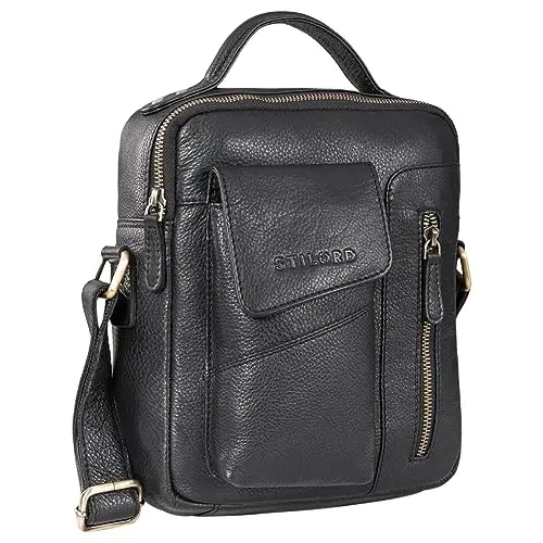 STILORD Borsa messenger Uomo Nero 3516902