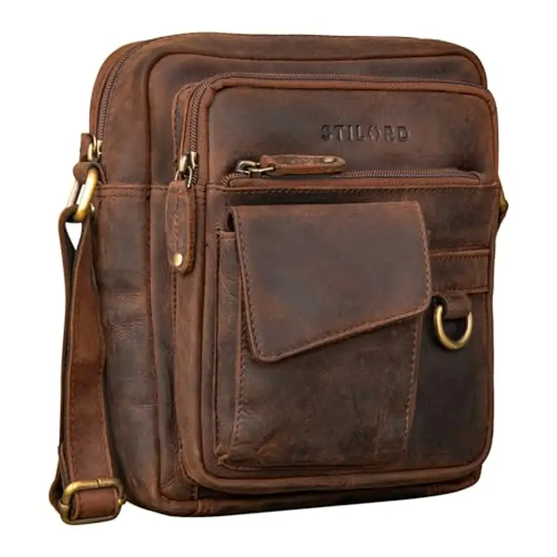STILORD Borsa a tracolla Uomo Marrone 1961255