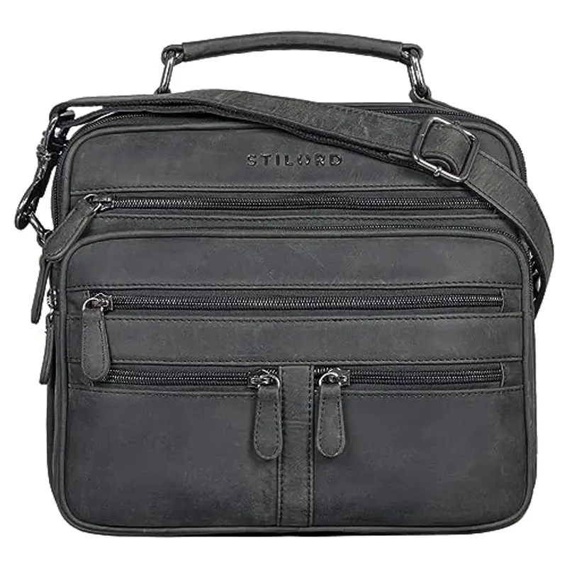 STILORD Borsa messenger Uomo Nero 2149009 miniatura 2