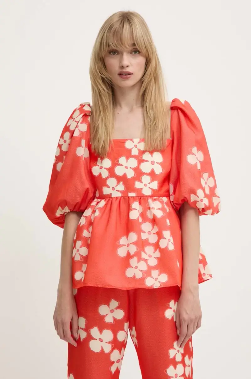 camicetta donna colore arancione SG5967