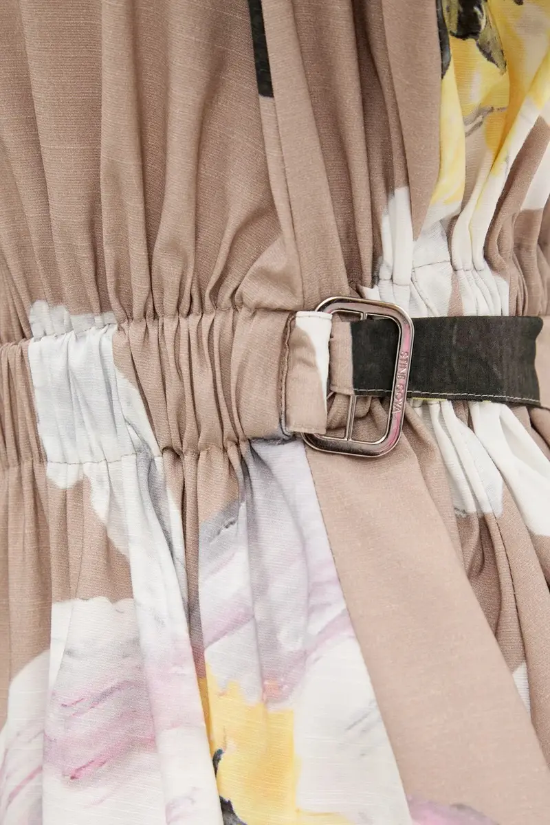 camicetta donna colore beige SG-PF25-T064-2070 miniatura 5