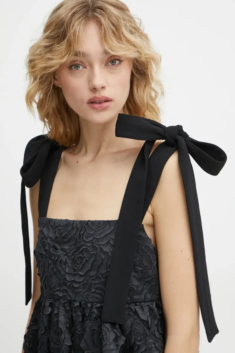 camicetta donna colore nero SG-PS25-T035-2320 miniatura 4