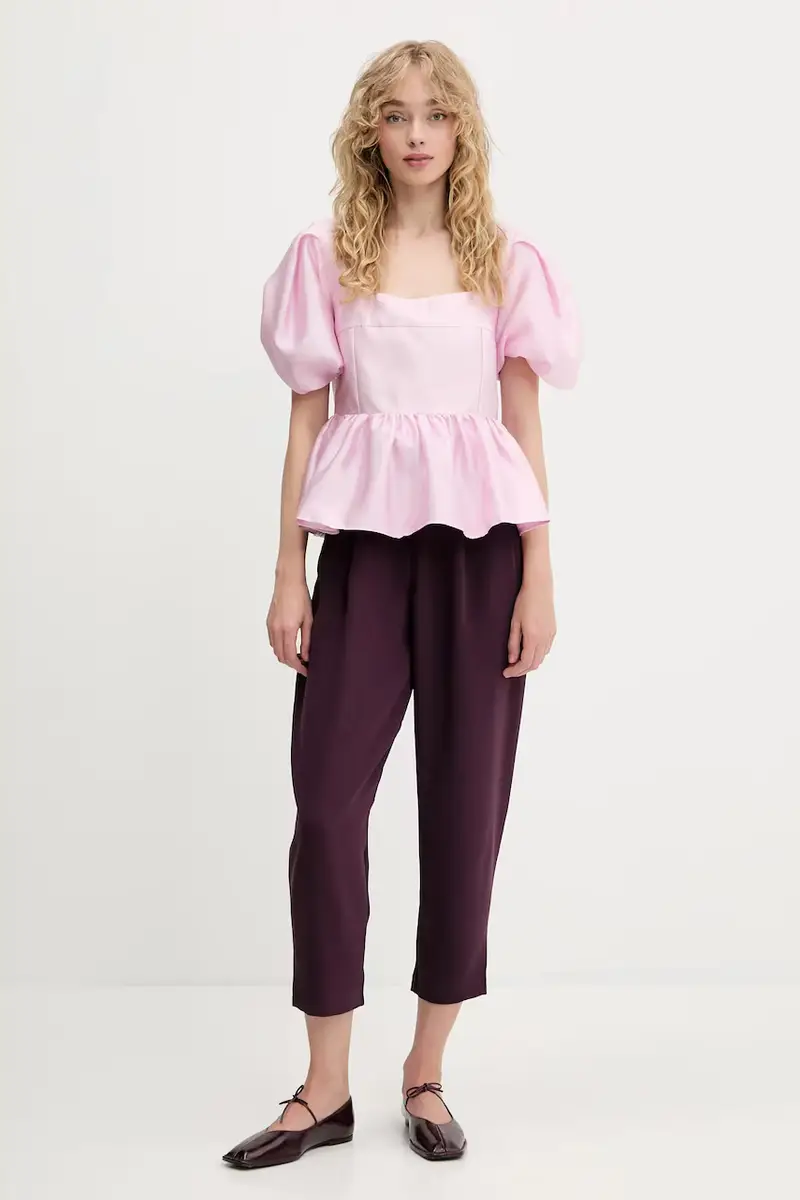 camicetta donna colore rosa SG-PF25-T073-2067 miniatura 2