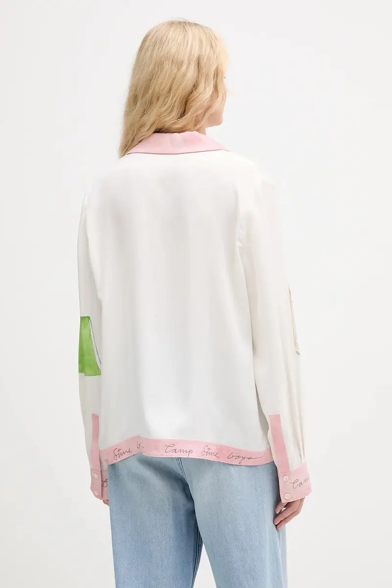 camicia 0 donna colore beige SG-AW25-T096-2263 miniatura 3