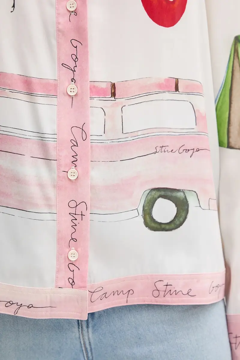 camicia 0 donna colore beige SG-AW25-T096-2263 miniatura 5