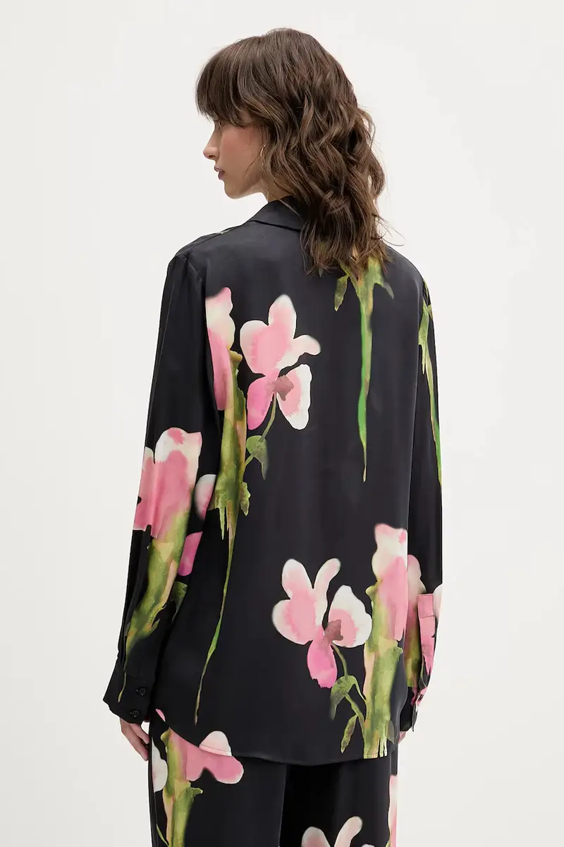 camicia 0 donna colore nero SG-AW25-T091-2263 miniatura 3