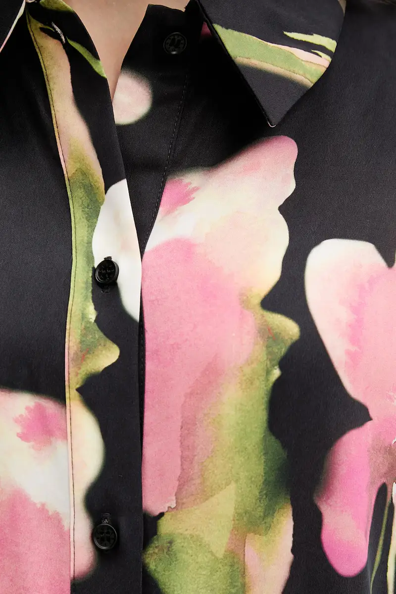 camicia 0 donna colore nero SG-AW25-T091-2263 miniatura 5