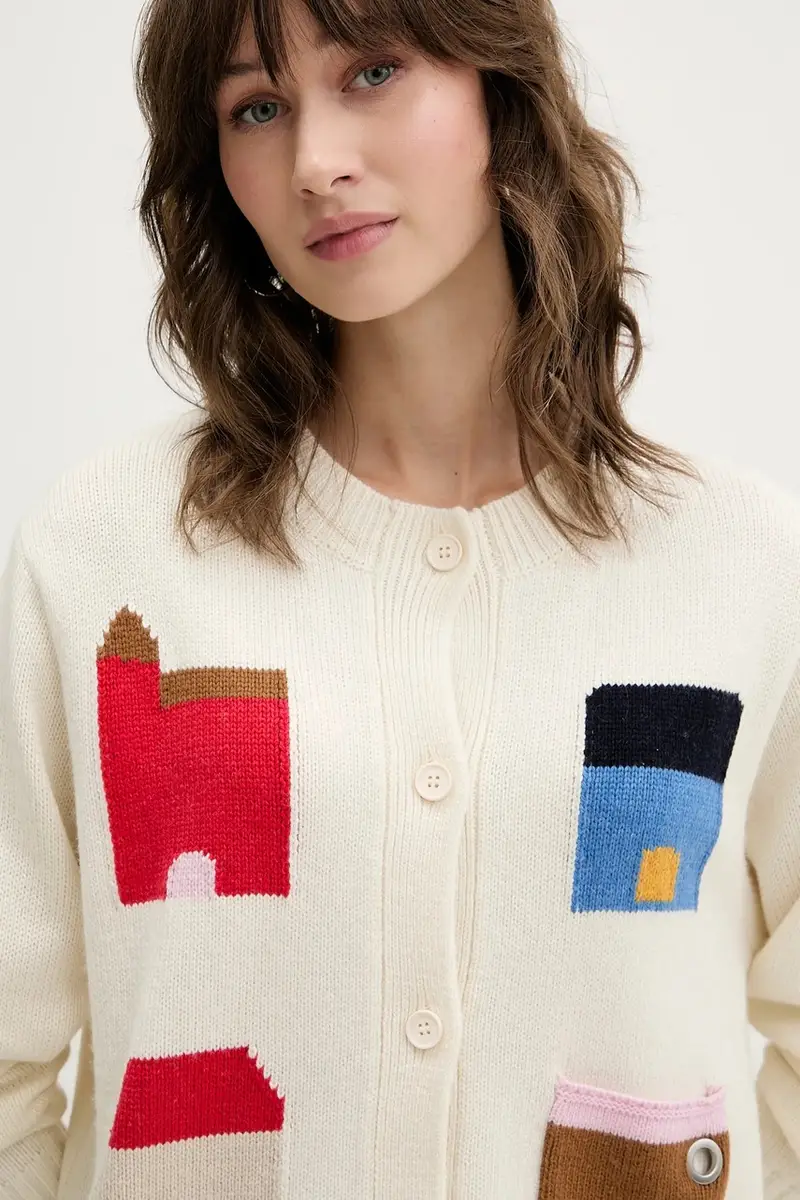 Stine Goya Cardigan Beige 4010178 miniatura 4