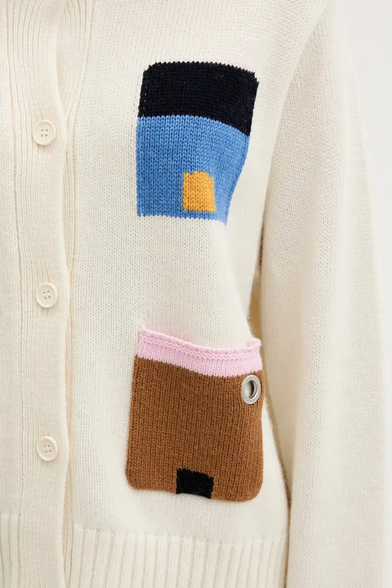 Stine Goya Cardigan Beige 4010178 miniatura 5