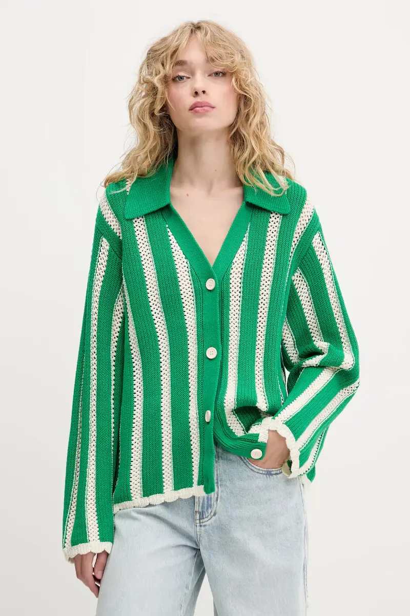 Stine Goya Cardigan Donna Verde 3159239