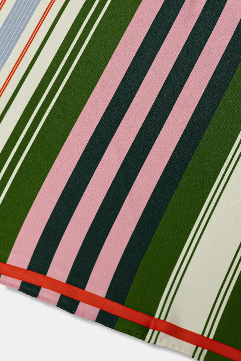 foulard in seta donna colore blu SG-PF25-A010-2287 miniatura 2