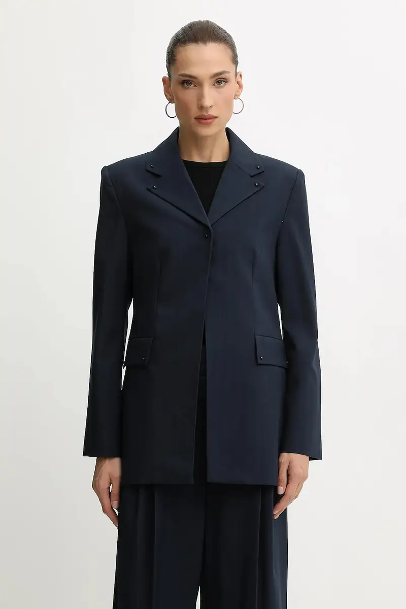 giacca 0 colore blu navy SG-AW25-J060-2435