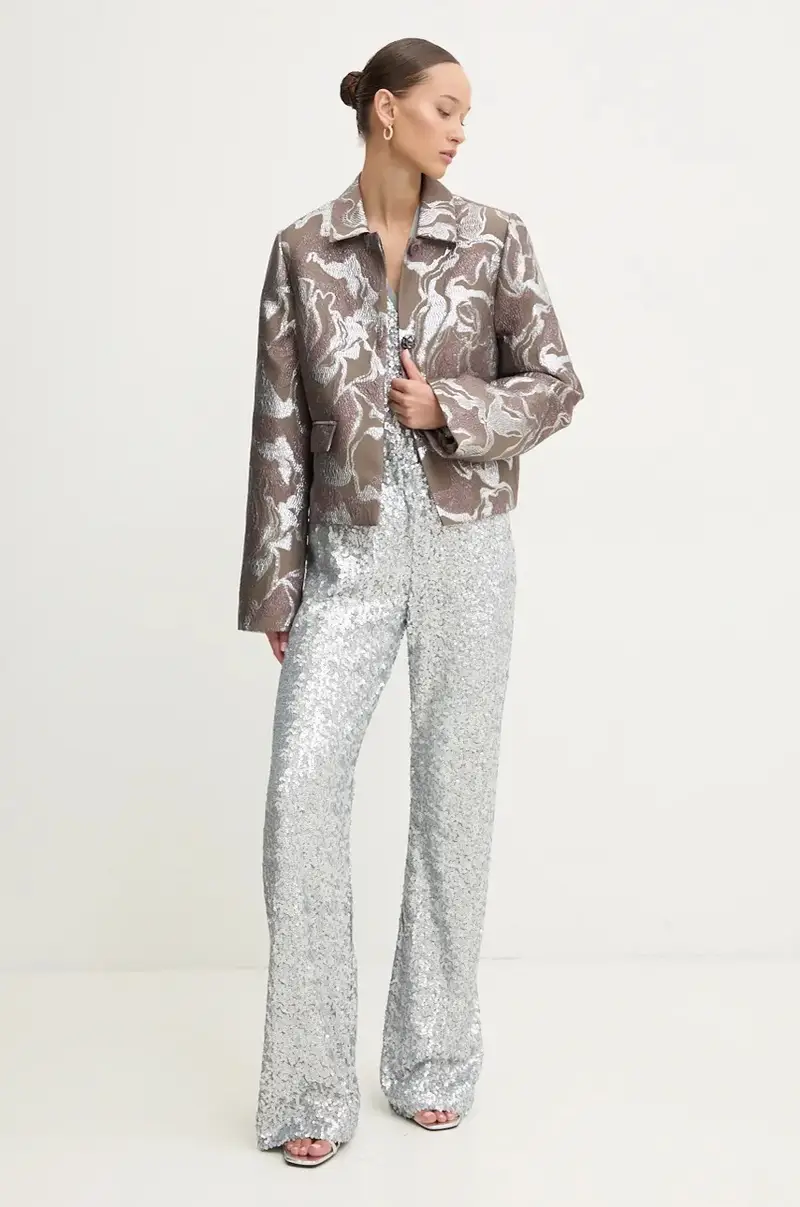 giacca donna colore marrone J012-2269 miniatura 2