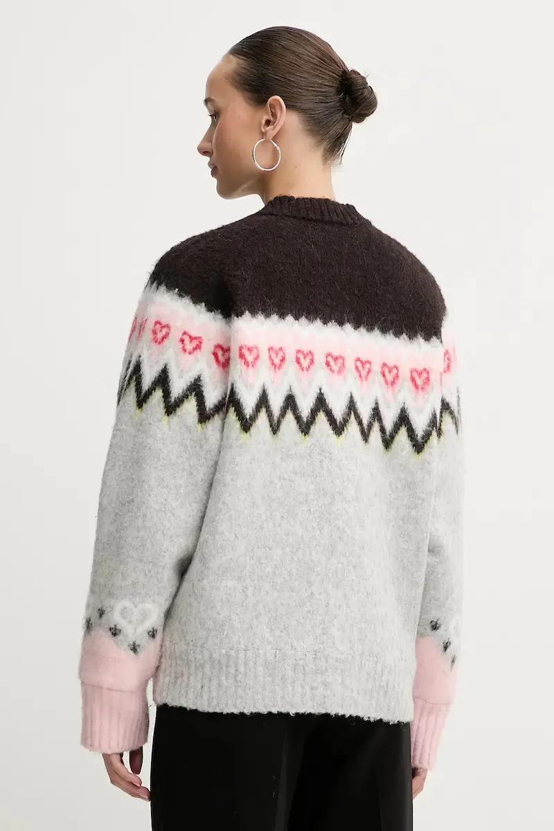 giacca in misto lana 0 donna colore grigio SG-AW25-J061-2422 miniatura 3