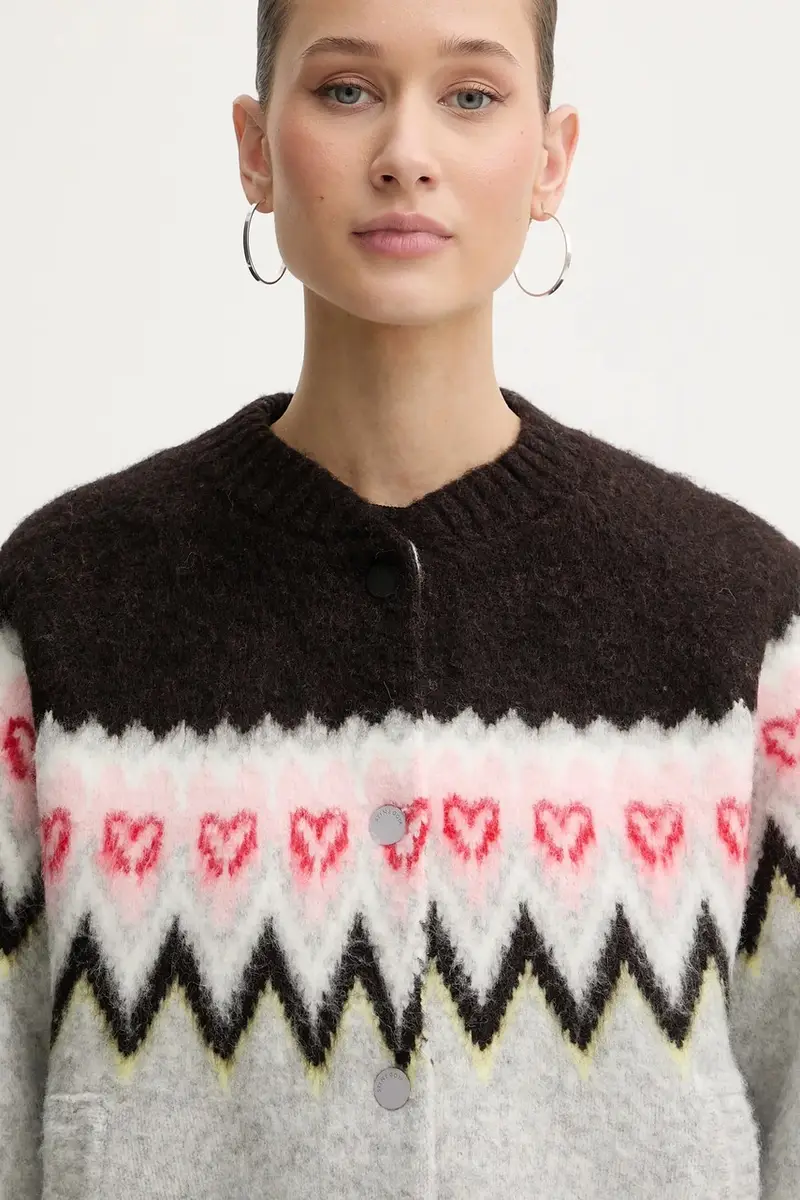 giacca in misto lana 0 donna colore grigio SG-AW25-J061-2422 miniatura 4