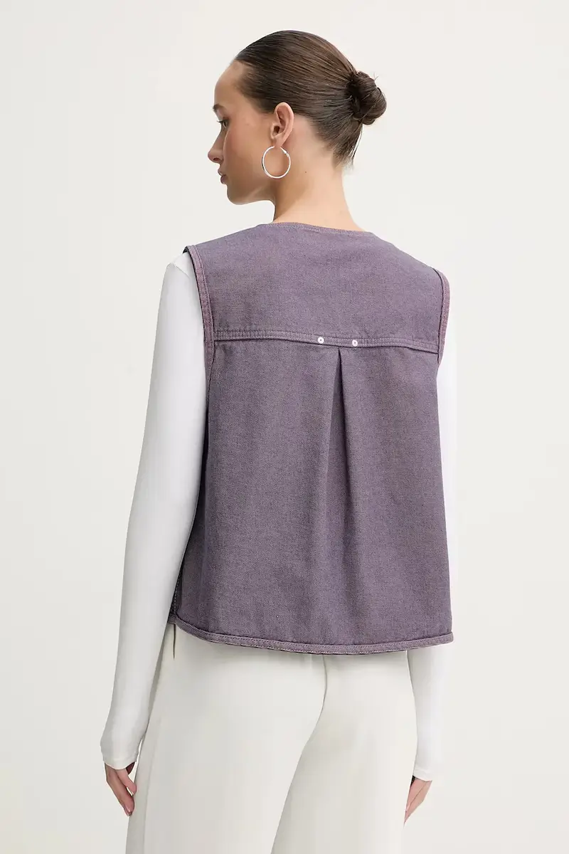 gilet di jeans 0 colore blu navy SG-AW25-T101-2406 miniatura 5