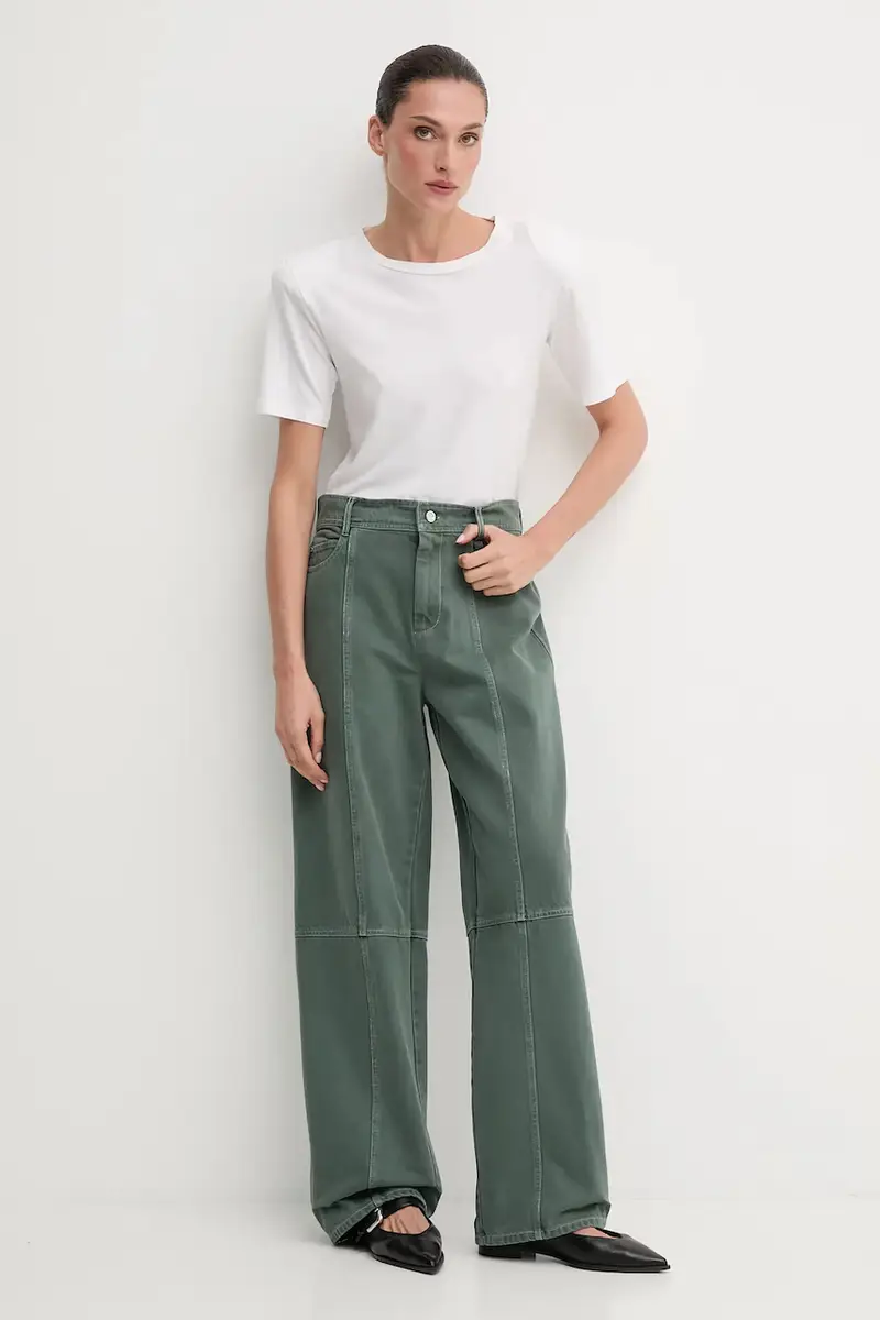 Stine Goya Jeans Donna Verde 3159322 miniatura 2