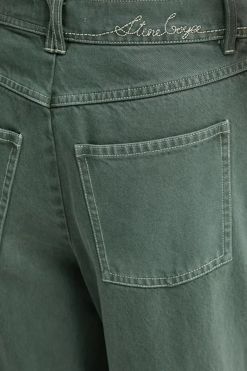 Stine Goya Jeans Donna Verde 3159322 miniatura 4