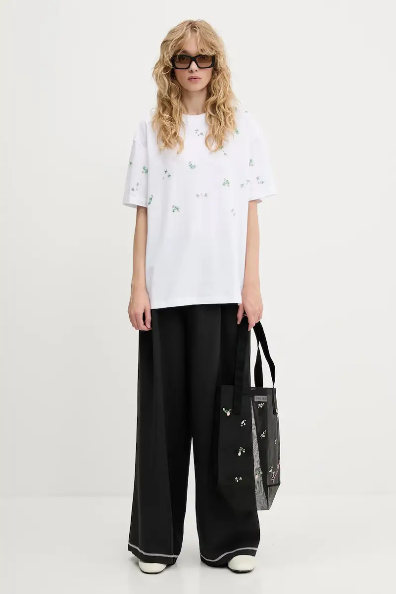 maglietta per bambini donna colore bianco SG-PF25-T061-2366 miniatura 2