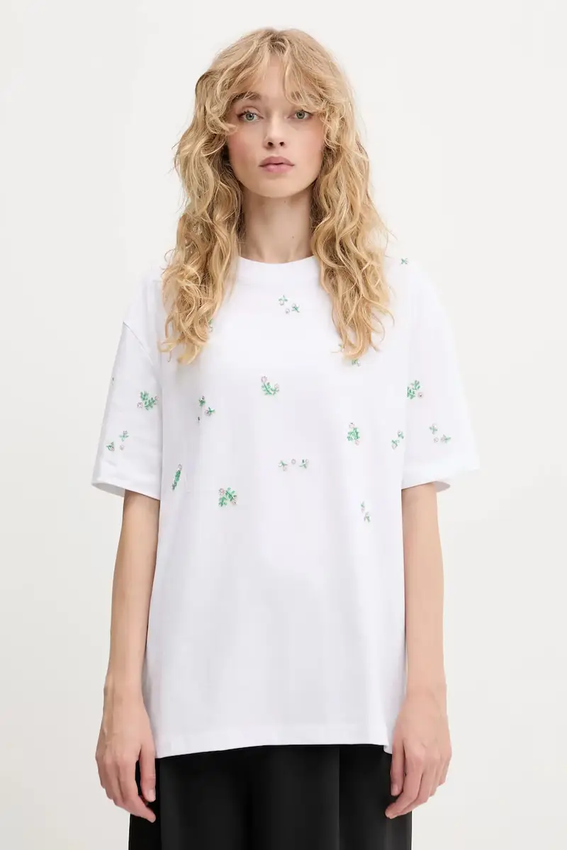 maglietta per bambini donna colore bianco SG-PF25-T061-2366