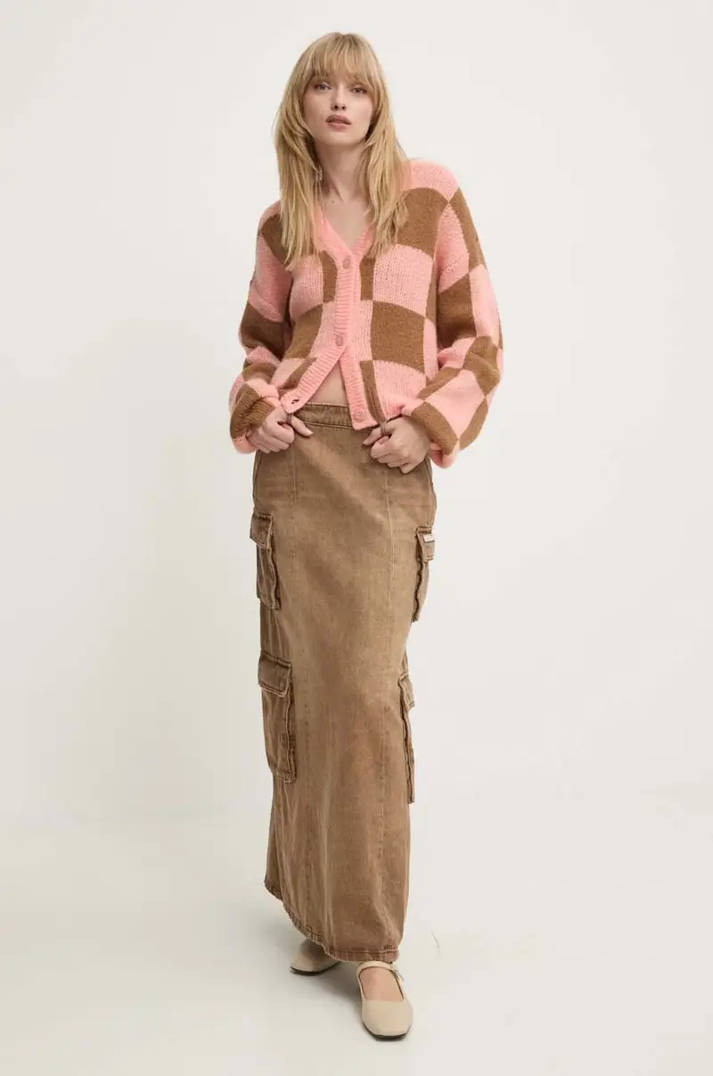 maglione in misto lana donna colore rosa SG5942 miniatura 2