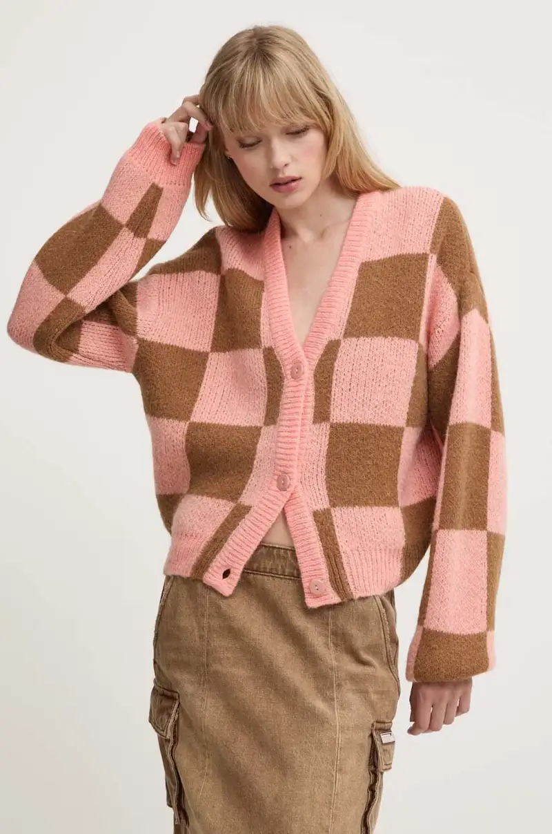 maglione in misto lana donna colore rosa SG5942