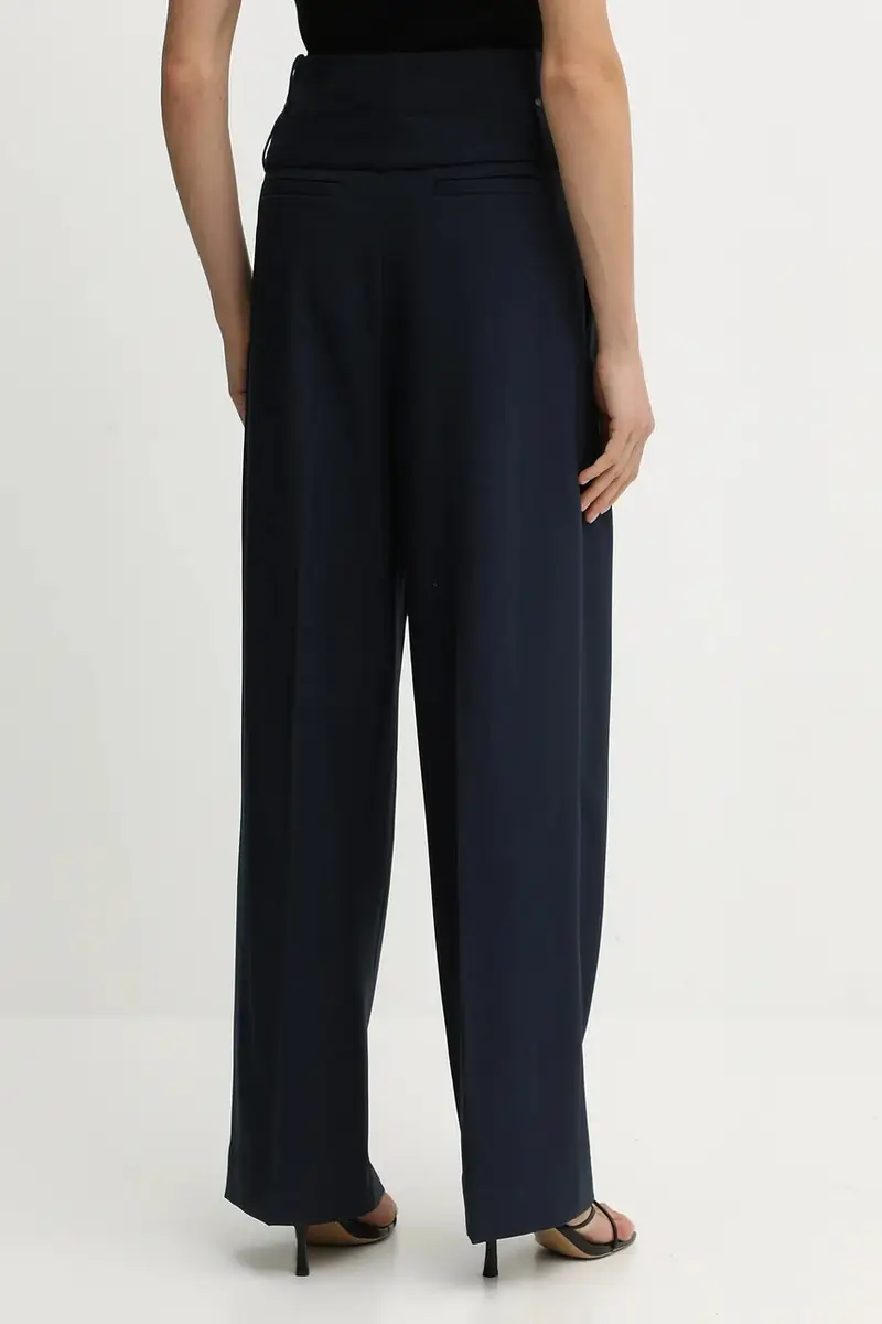 pantaloni 0 donna colore blu navy SG-AW25-P113-2435 miniatura 3