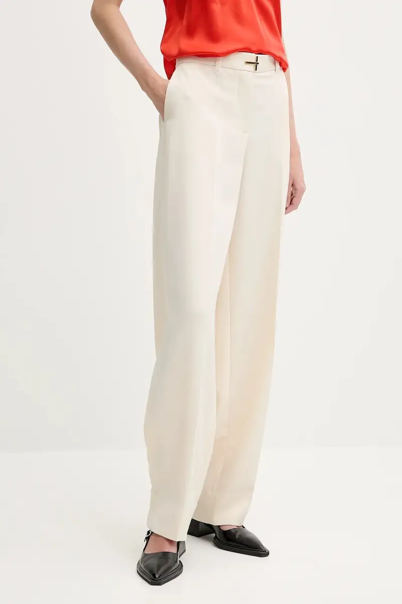 pantaloni donna colore beige SG-SS25-P082-2347