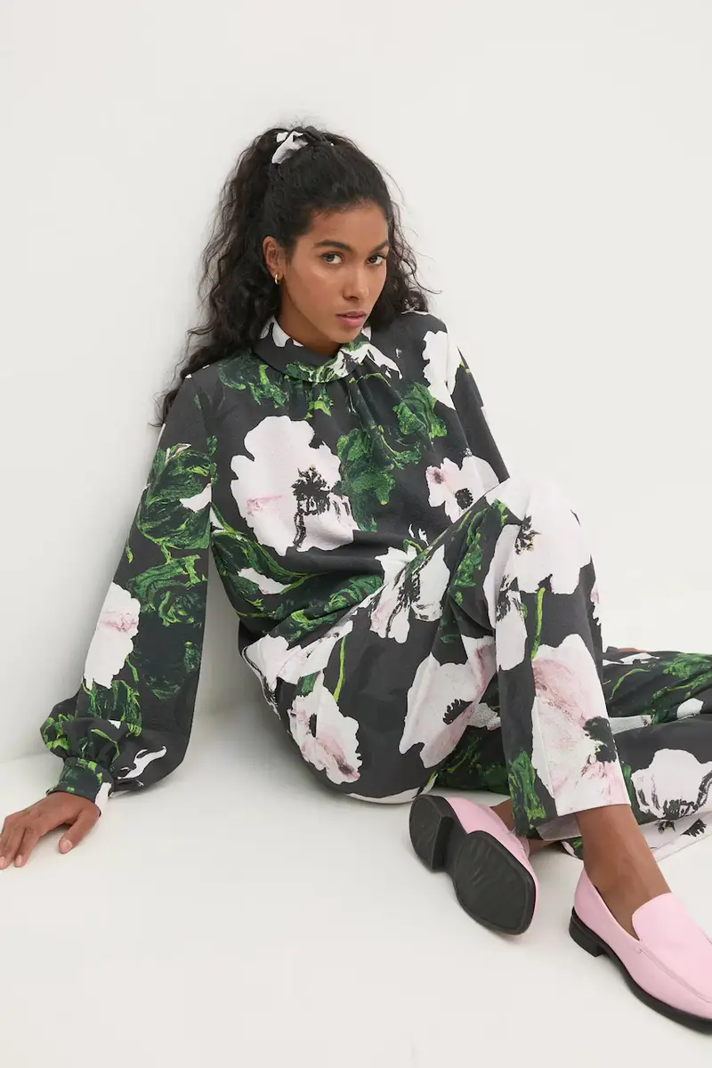 pantaloni donna colore grigio SG-PS25-P009-2259 miniatura 4