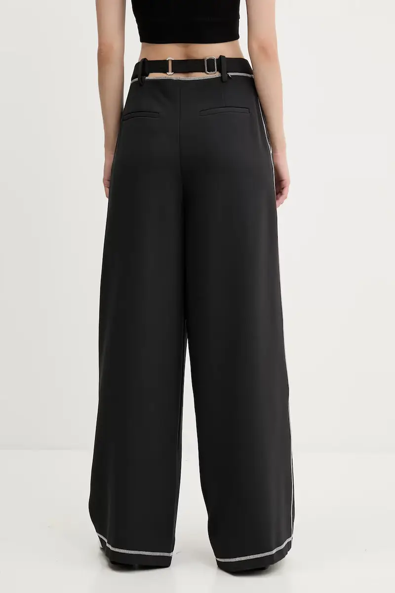 pantaloni donna colore nero SG-PF25-P093-2369 miniatura 3