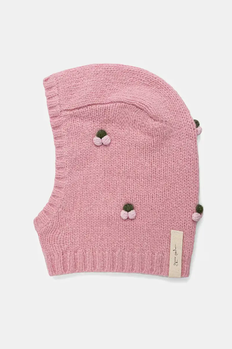 passamontagna con lana 0 colore rosa SG-AW25-A039-2418