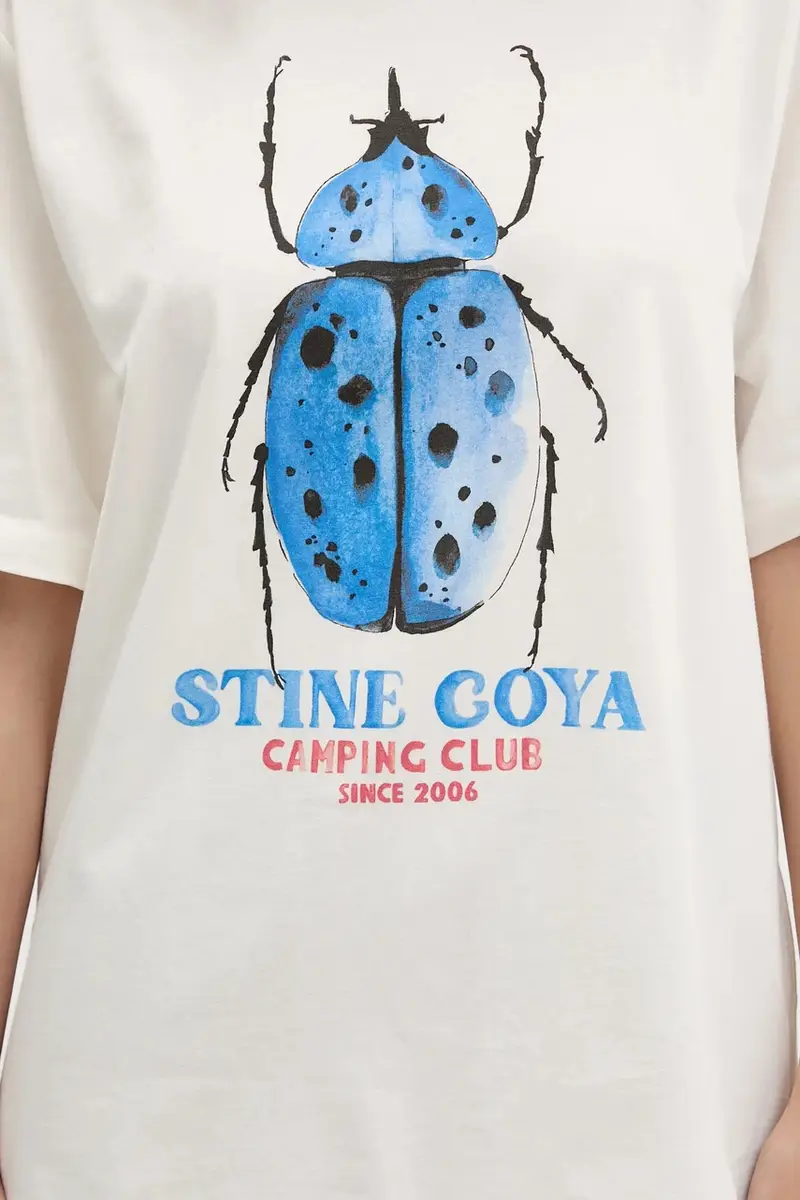 Stine Goya T-shirt Donna Beige 3765624 miniatura 5