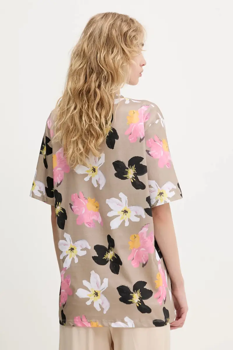 Stine Goya T-shirt Donna Beige 3123305 miniatura 3