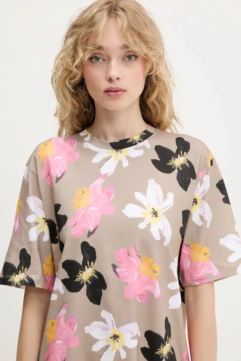 Stine Goya T-shirt Donna Beige 3123305 miniatura 4