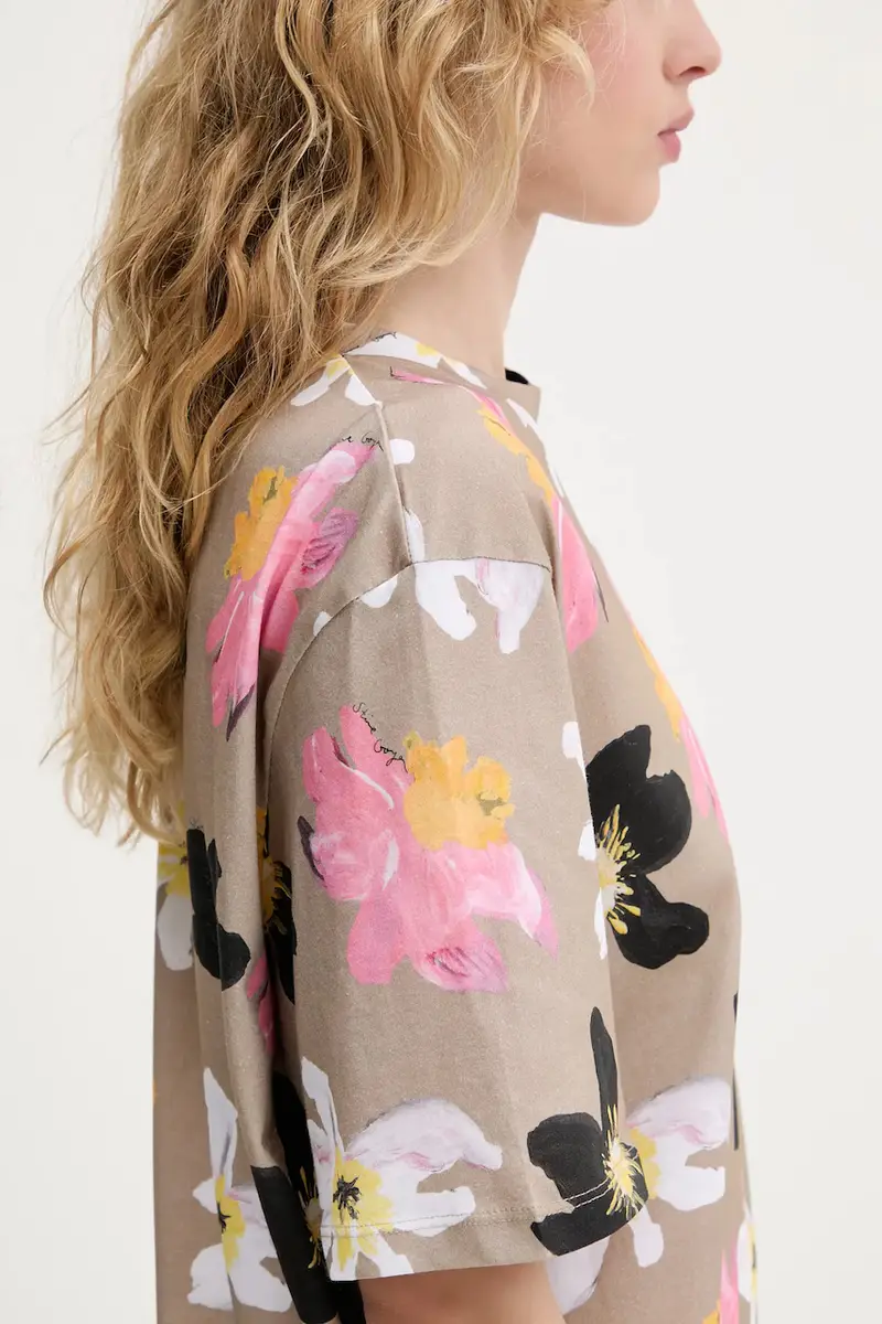 Stine Goya T-shirt Donna Beige 3123305 miniatura 5