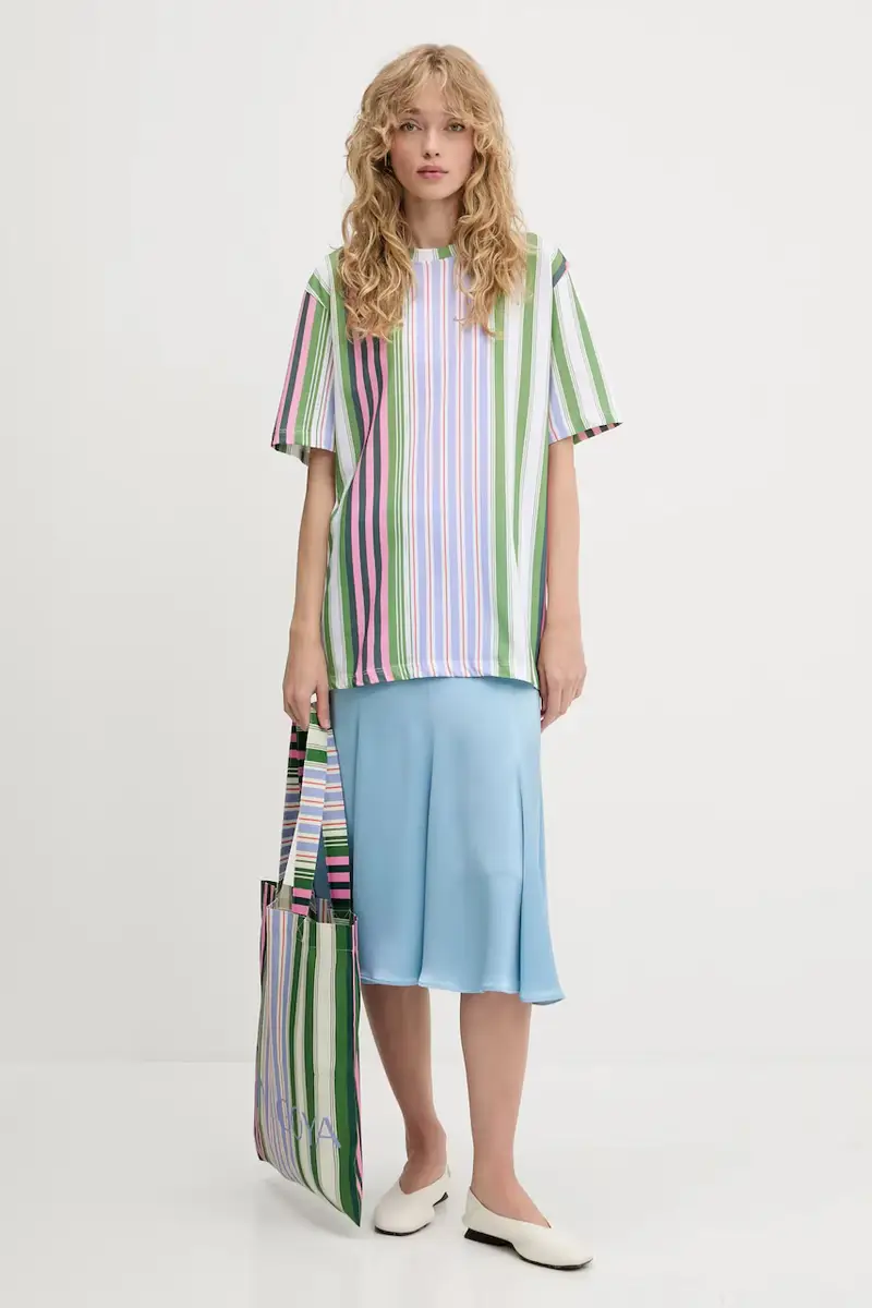 Stine Goya T-shirt Donna Verde 2890906 miniatura 2