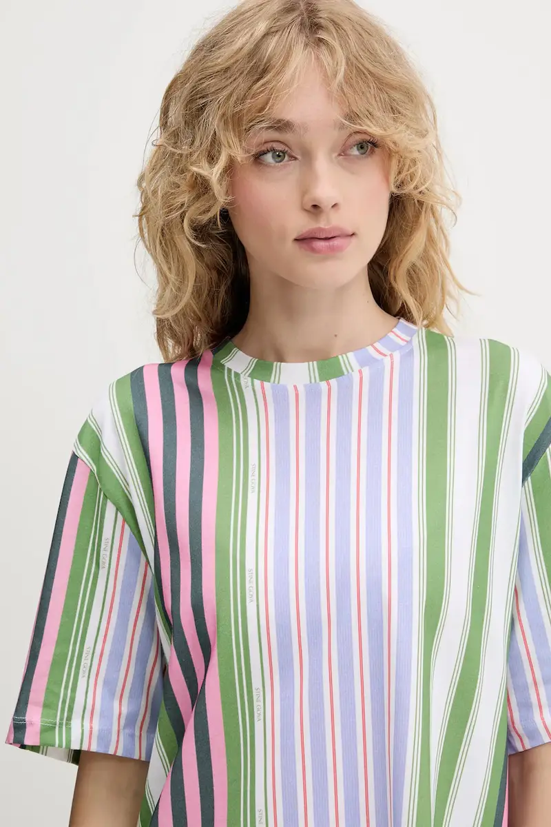 Stine Goya T-shirt Donna Verde 2890906 miniatura 4