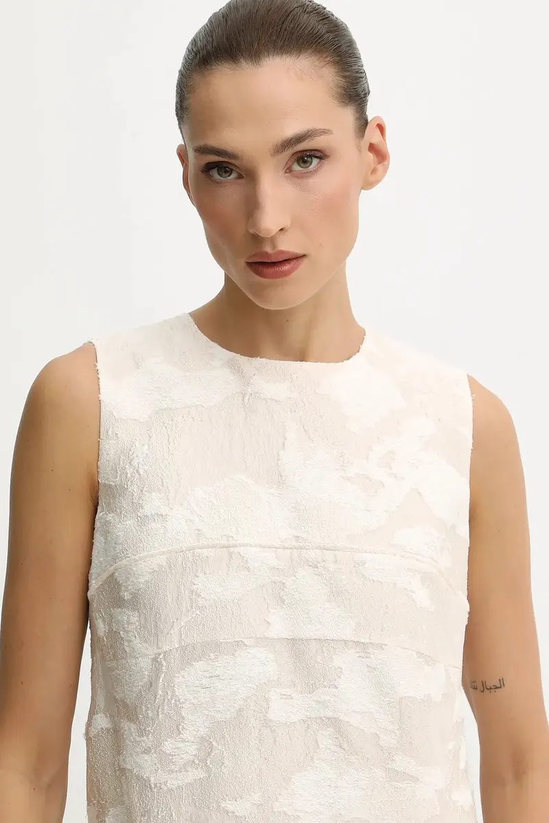 vestito 0 colore beige SG-AW25-D152-2442 miniatura 5