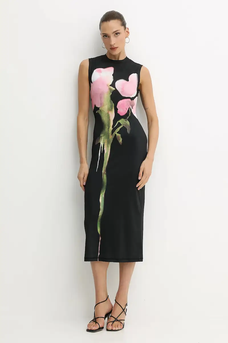 vestito 0 colore nero SG-AW25-D104-2244 miniatura 2