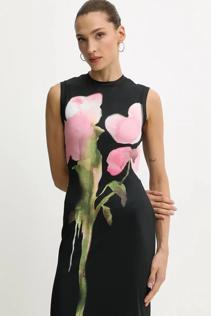 vestito 0 colore nero SG-AW25-D104-2244 miniatura 4