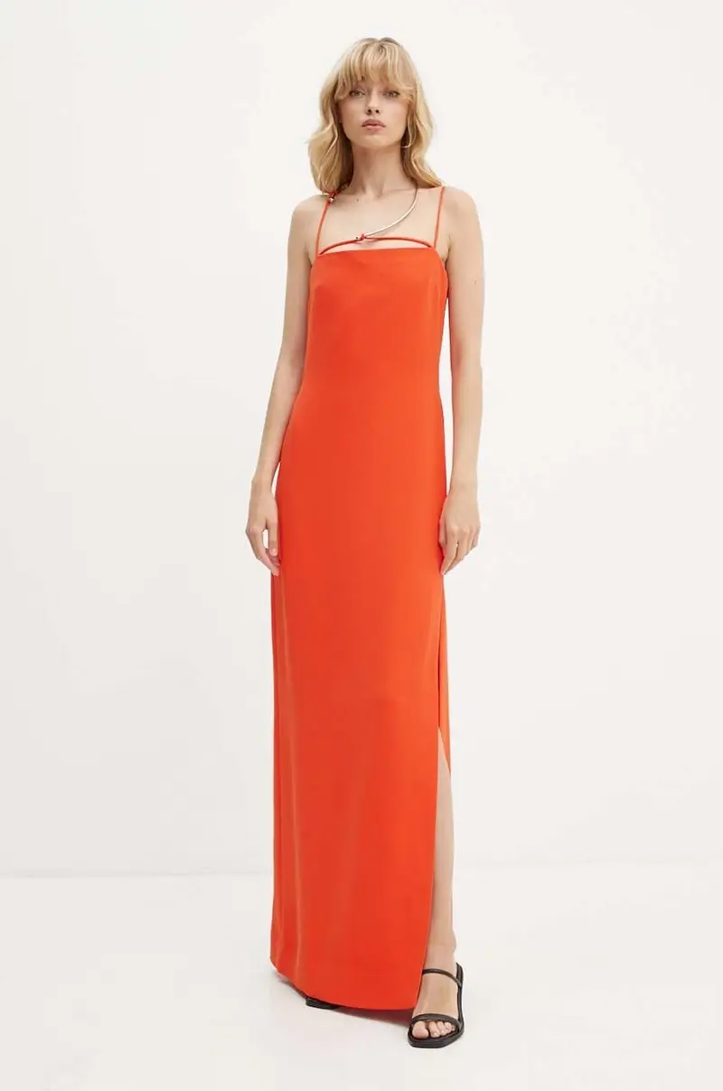 vestito colore arancione SG5880