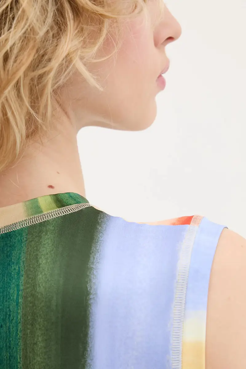 vestito colore giallo SG-PF25-D104-2244 miniatura 5