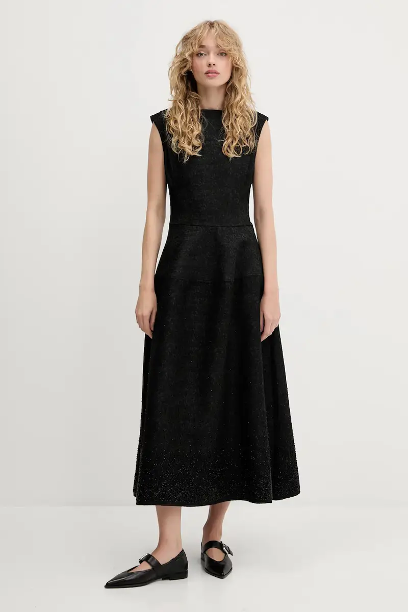 vestito colore nero SG-PF25-D109-2379 miniatura 2