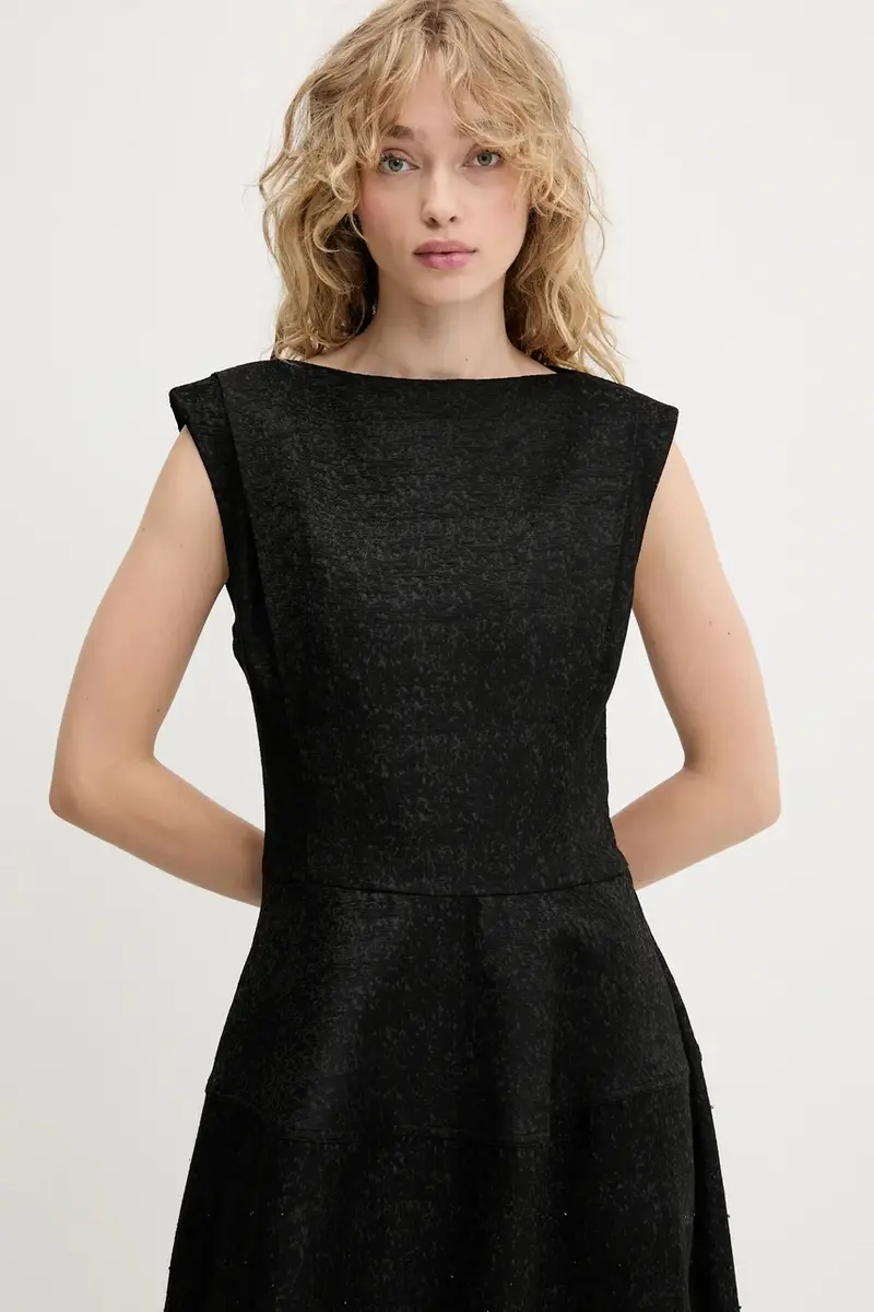 vestito colore nero SG-PF25-D109-2379 miniatura 4