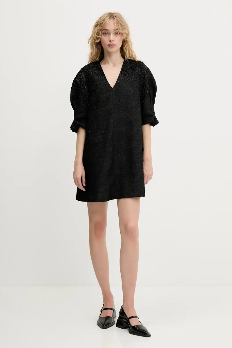 vestito colore nero SG-PF25-D128-2379 miniatura 2