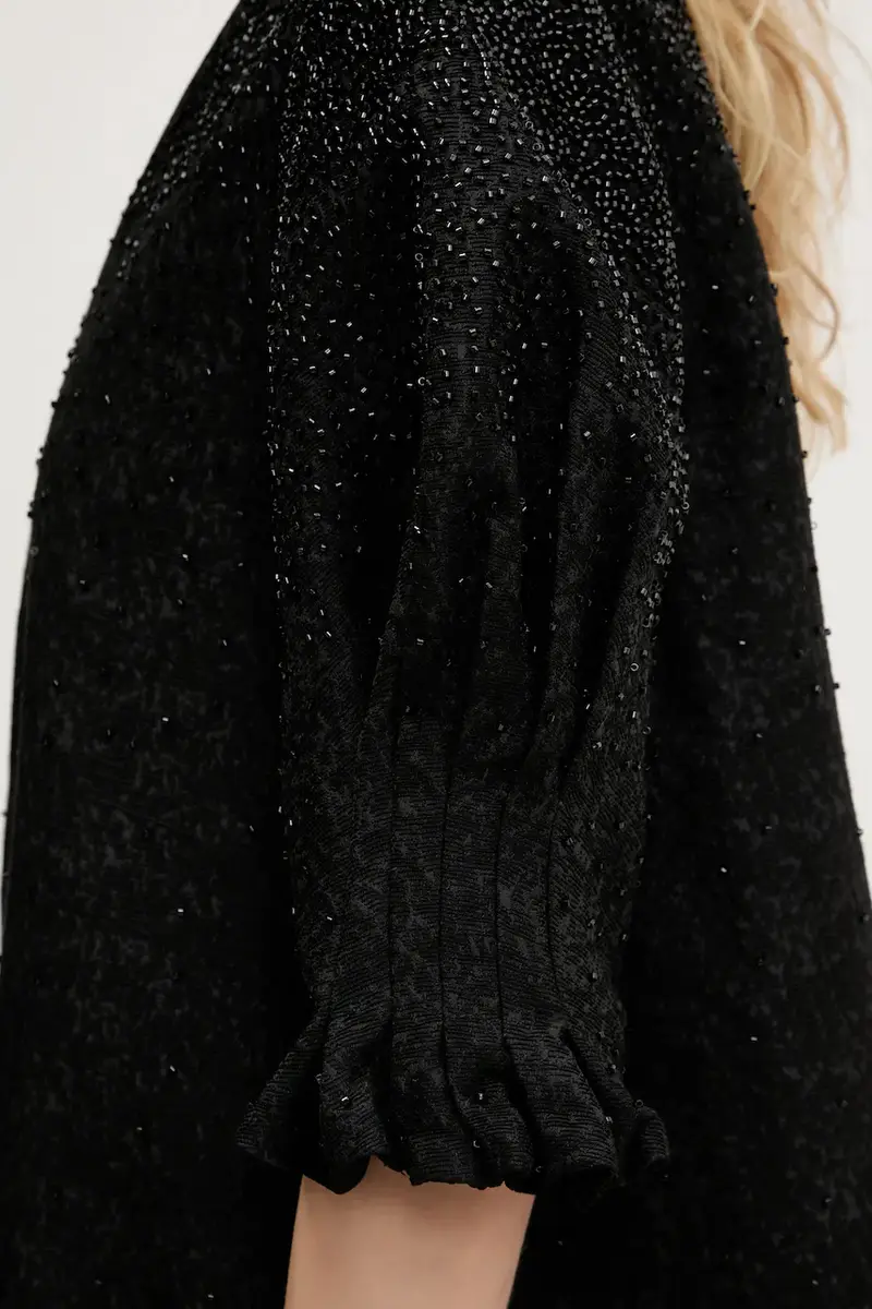 vestito colore nero SG-PF25-D128-2379 miniatura 5