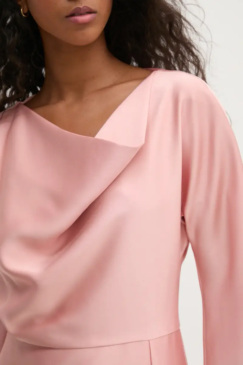 vestito colore rosa D041-2261 miniatura 4