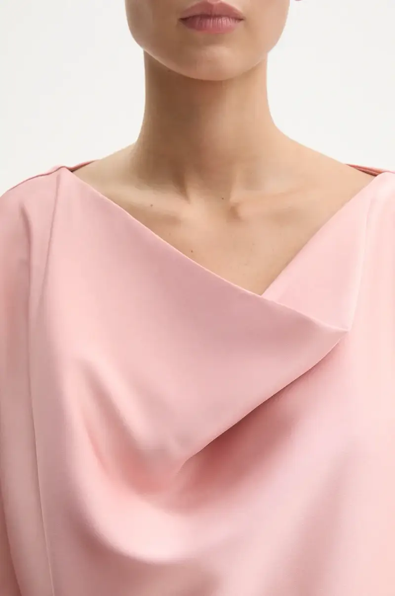 vestito colore rosa D041-2261 miniatura 5